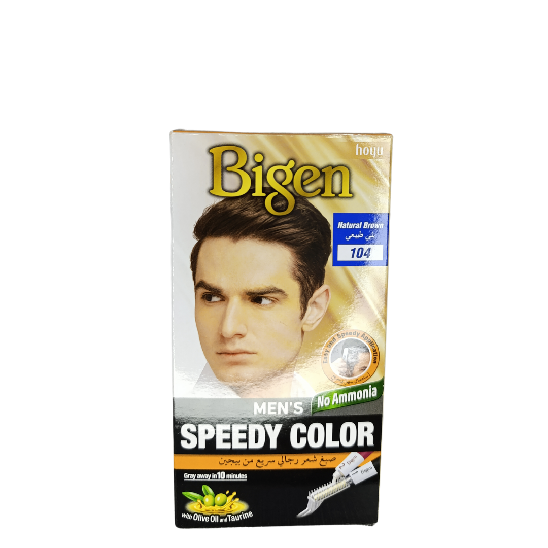 Bigen Men Speedy Color Natural Brown 104 - 80g
