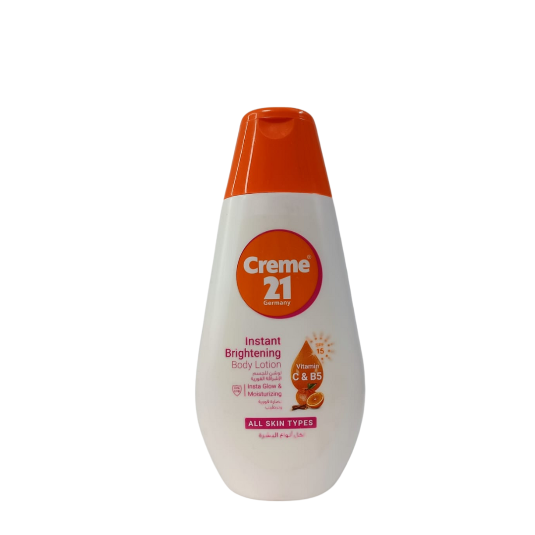 Creme 21 Instant Bright Body Lotion Vitamin C & B5 - 250ml