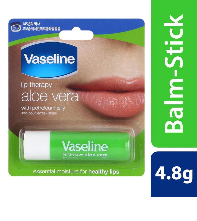 Vaseline Lip Therapy Aleo Vera With Petroleum Jelly - 4.8g