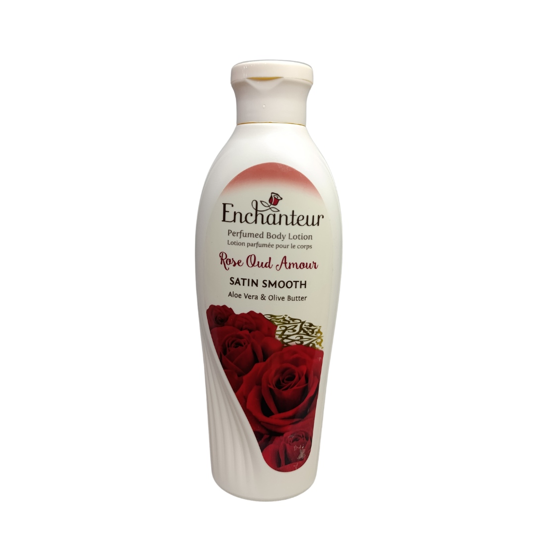 Enchanteur Perfumed Body Lotion Rose Oud Amour Satin Smooth - 250ml
