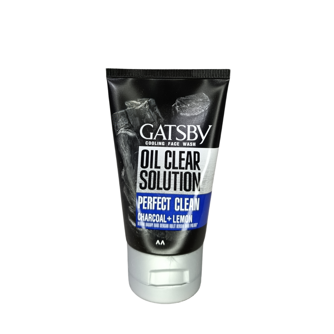 Gatsby Cooling Face Wash Oil Clear Solution Perfect Clean - 100g