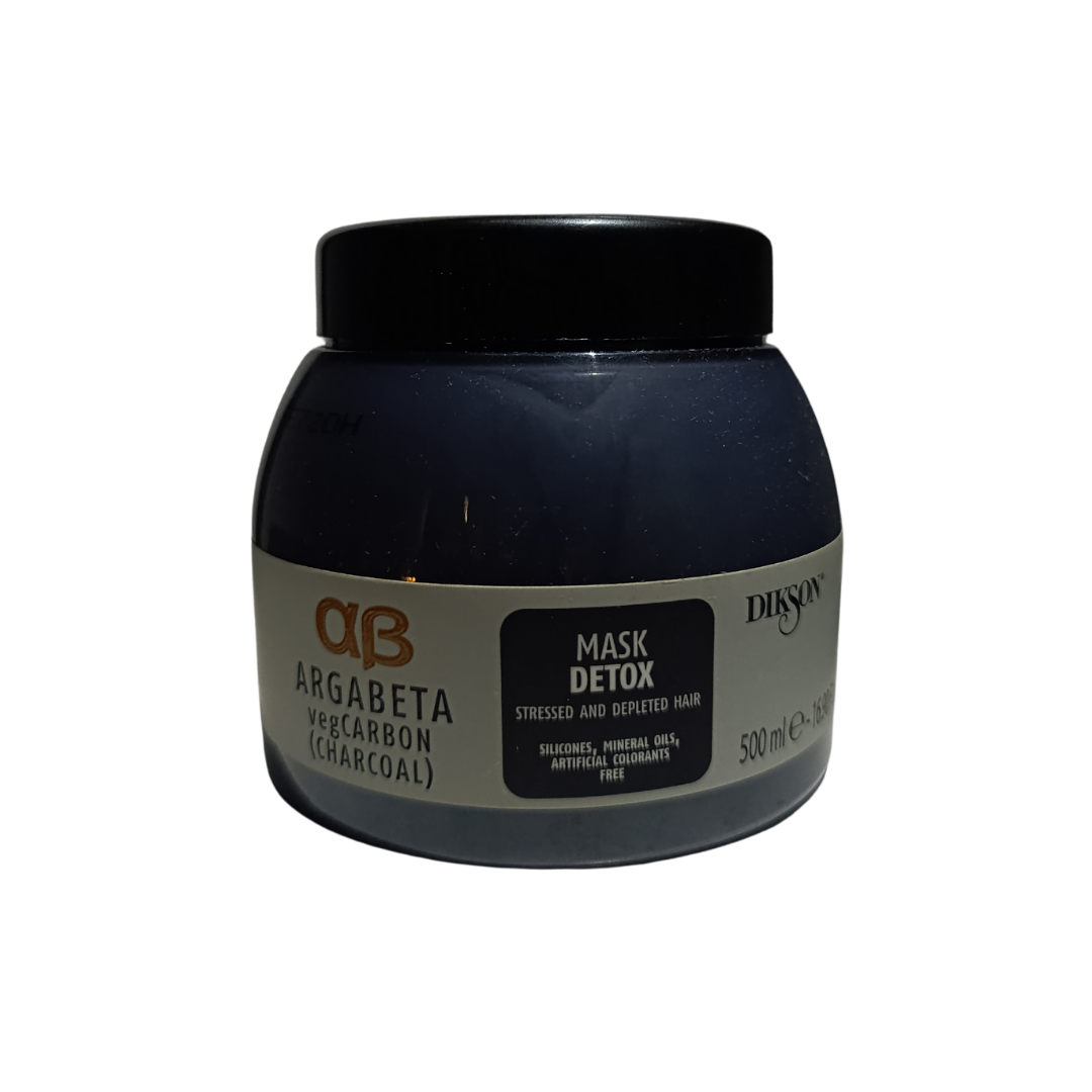 Dikson Argabeta Veg Carbon Charcoal Mask Detox Net Wt 500 ML