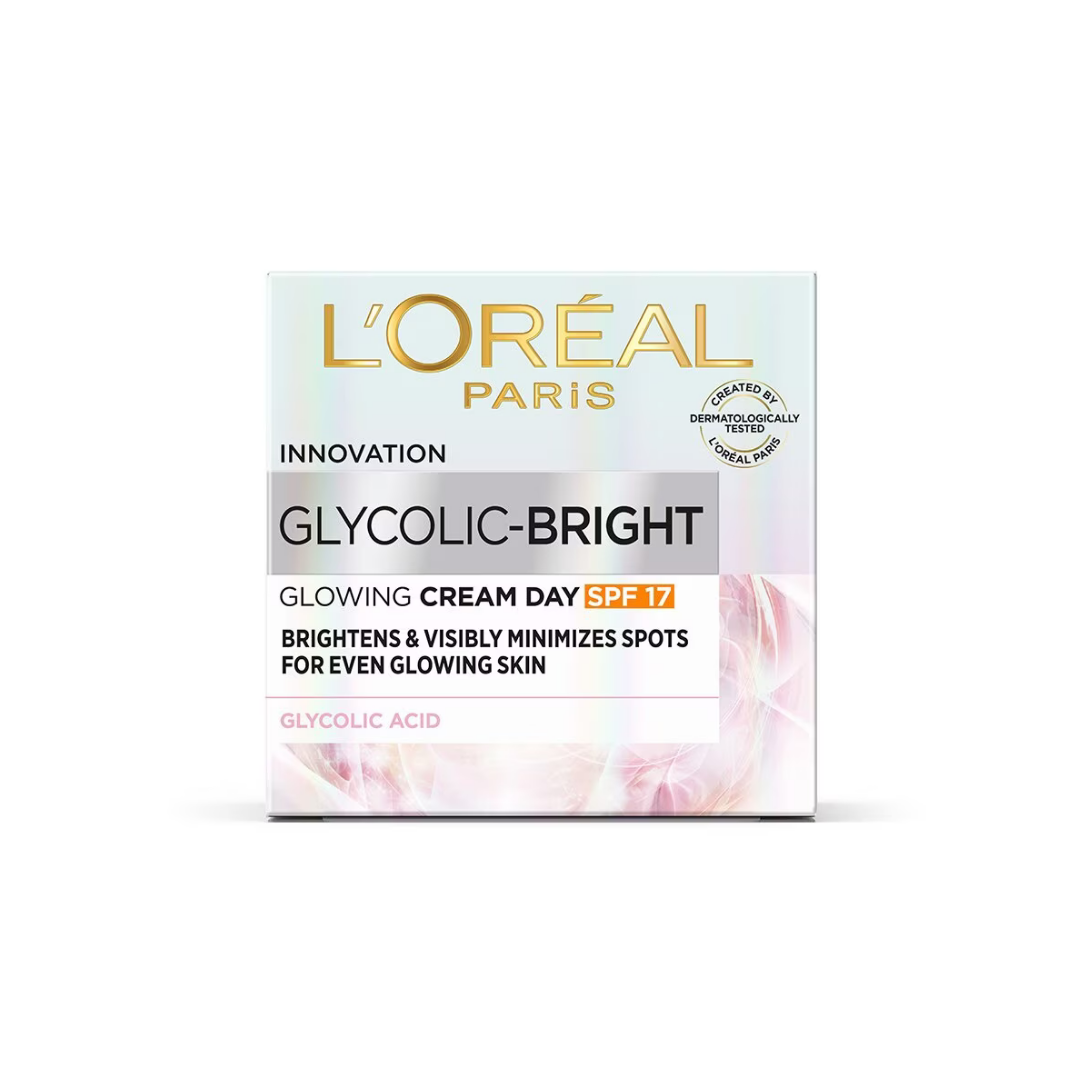 Loreal Glycolic-Bright Glowing Day Cream SPF17 - 50ml