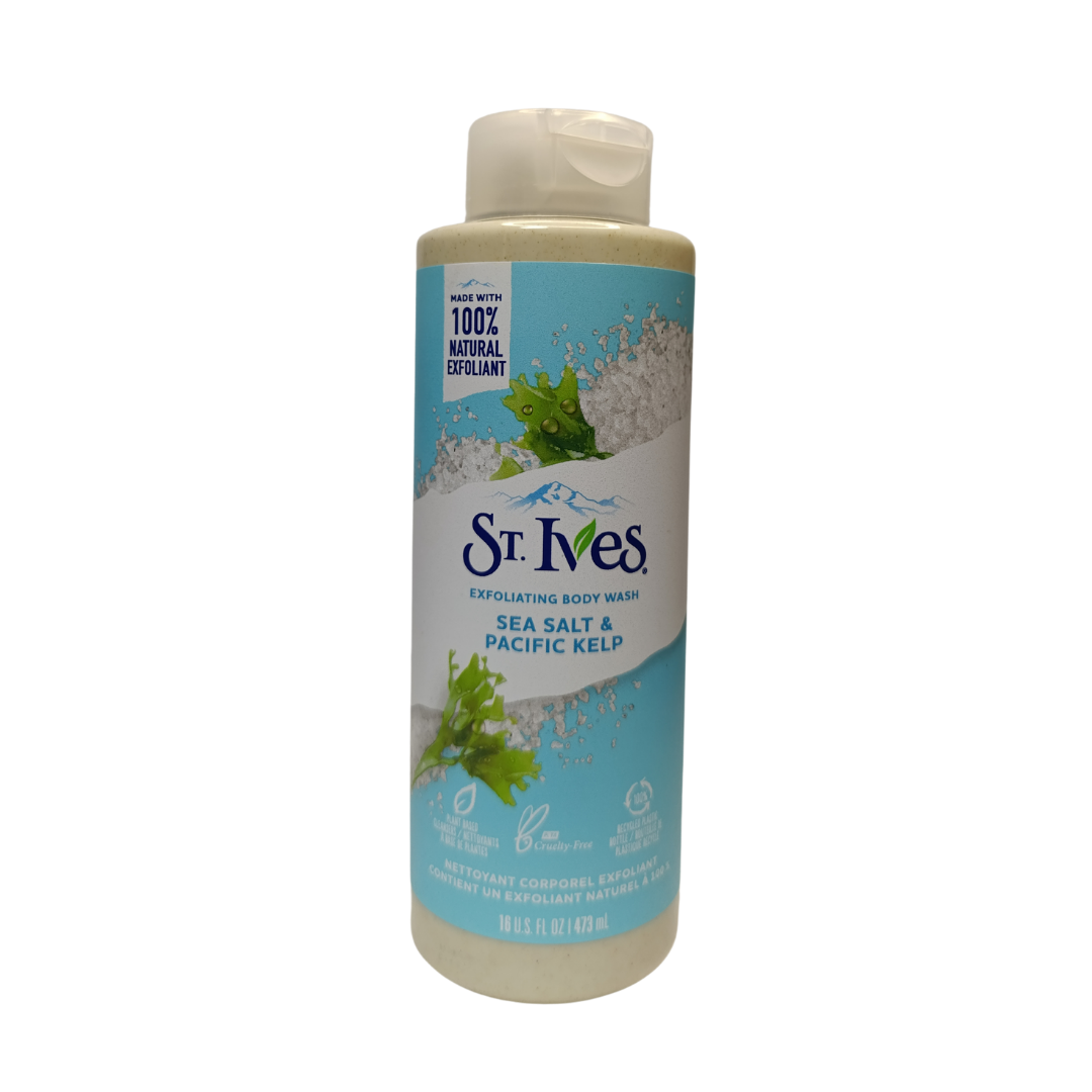 ST.Ives Sea Salt & Pacific Kelp Exfoliating Body Wash - 473ml
