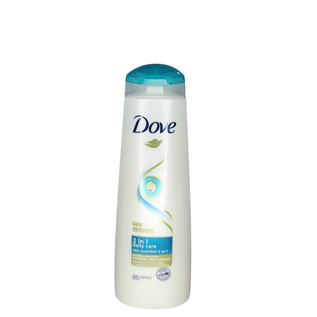 Dove 2 in 1 Daily Care Shampoo and Conditioner - 400ml