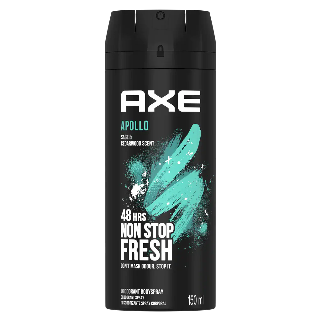 Axe Deodorant Body Spray Apollo 48H Non Stop Fresh - 150ml