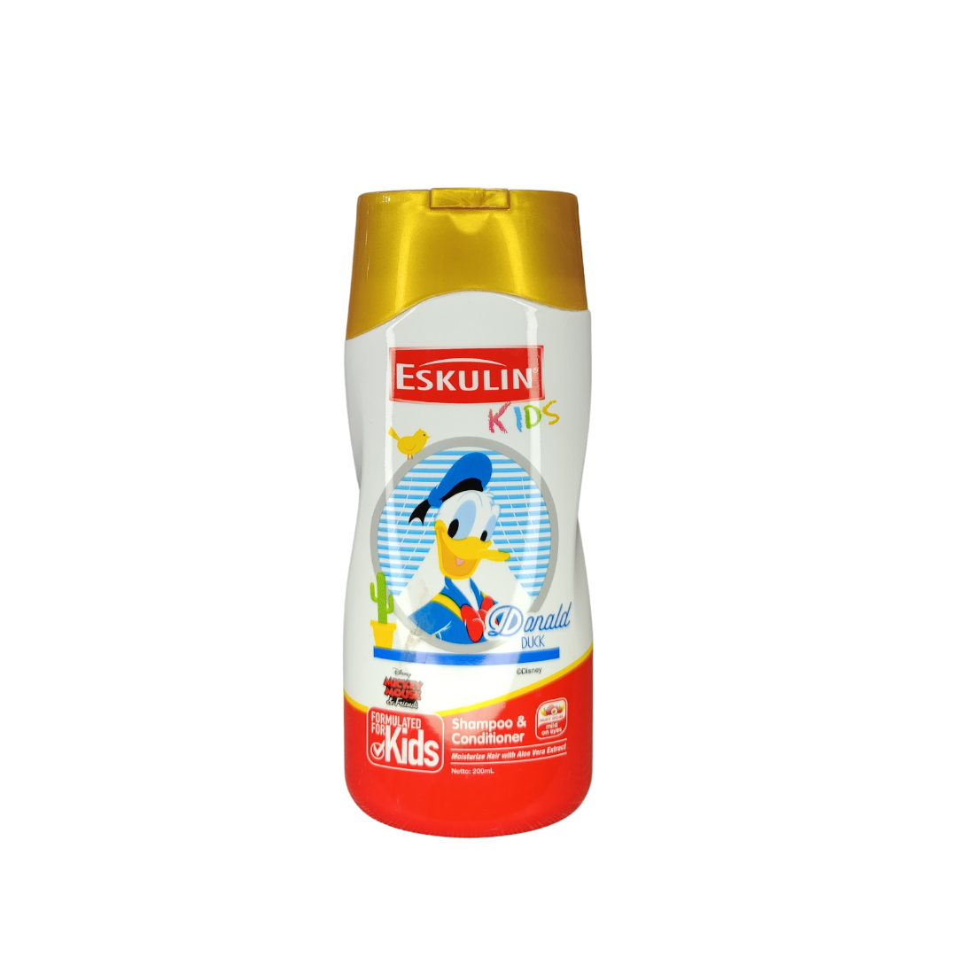 Eskulin Kids Donald Duck Shampoo& Conditioner - 200ml