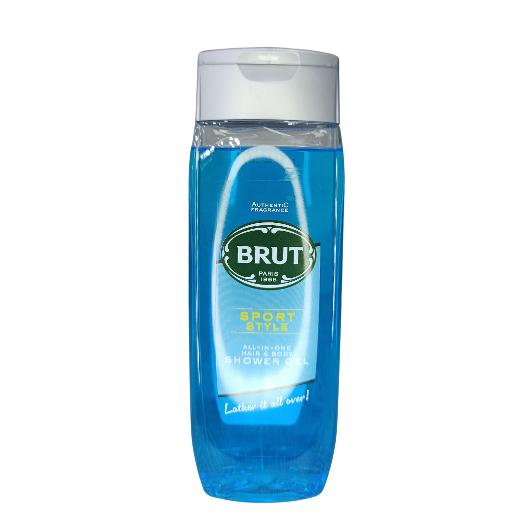Brut Sport Style All-In-One Hair & Body Shower Gel - 500ml