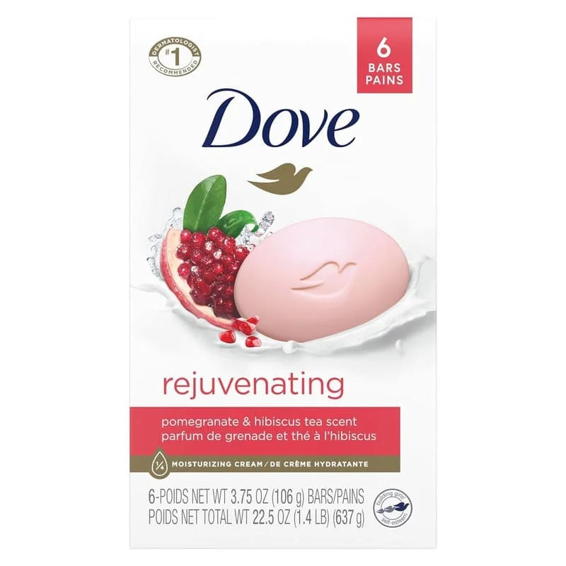 Dove Rejuvenating 6 Bar Soap - 637g