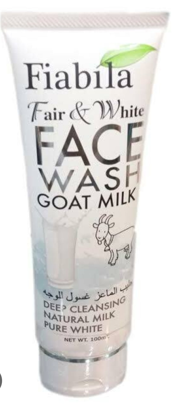 Fiabila Facewash Fair & White Goat Milk Herbal Formula - 100 ml