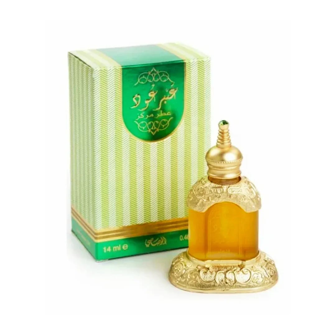 Rasasi Amber Oudh Attar - 14ml