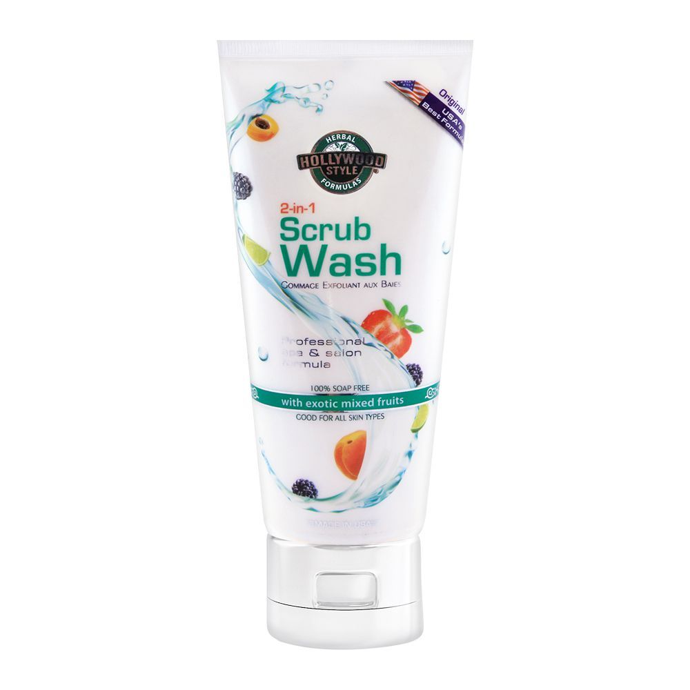 Holly Wood Style 2 in 1 Scrub Wash With Exotic Mix Fruit