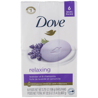 Dove 6 Bar Soap Relaxing - 637g