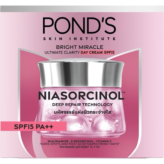 Ponds Bright Miracle Day Cream SPF15, NIASORCINOL - 45g