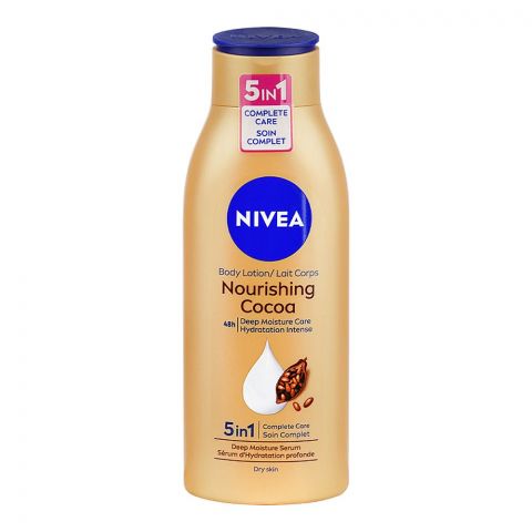 Nivea Nourishing Cocoa 48H Deep Moisture Serum Dry Skin Body Lotion - 400ml