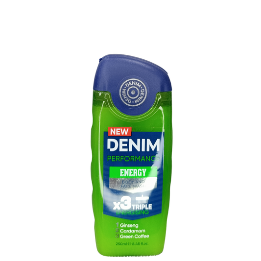 Denim Body Wash And Face Wash Energy - 250ml