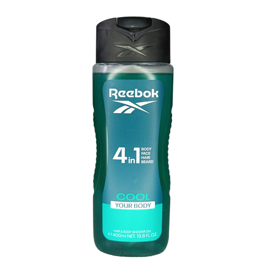 Reebok 4 in 1 Hair & Body Shower Gel Cool Your Body - 400ml