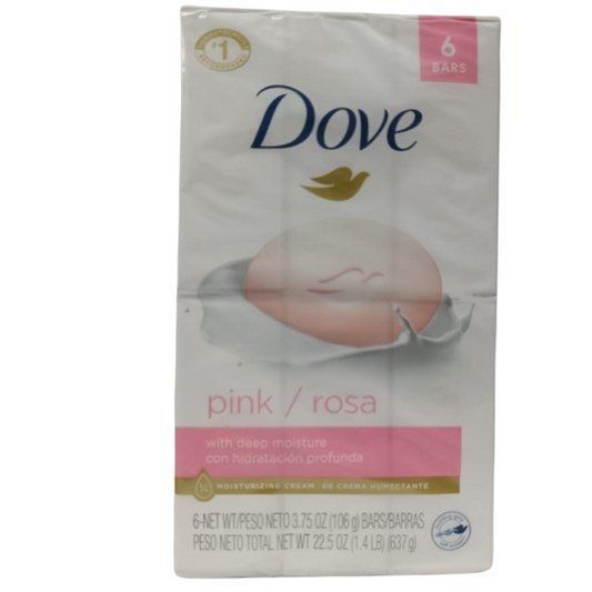 Dove 6 Bars Pink Rosa  - 637 GM