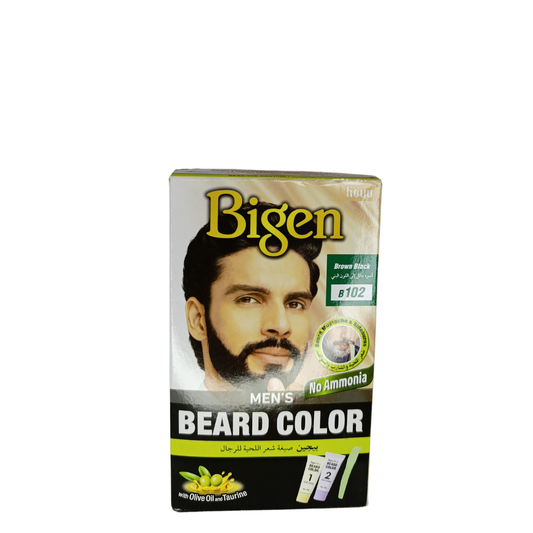 Bigen Men Beard Color Brown Black B102 - 40g