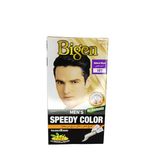 Bigen Men Speedy Color Natural Black 101 - 80g