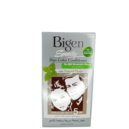 Bigen Speedy Hair Color Conditioner Brownish Black No.882