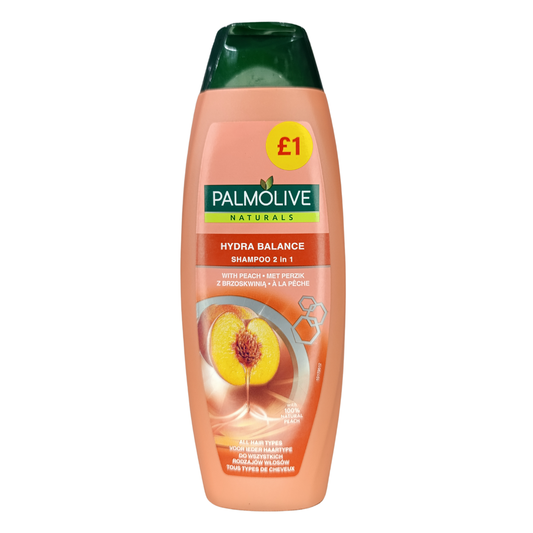 Palmolive Hydra Balance Shampoo 2 In 1 With Peach - 350ml