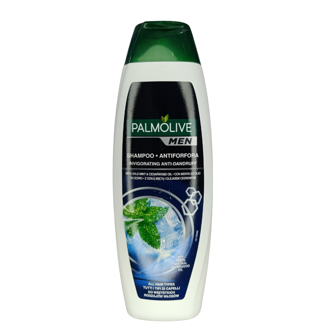 Palmolive Men Shampoo Invigorating Anti-Dandruff With Wild Mint & Cedarwood Oil - 350ml