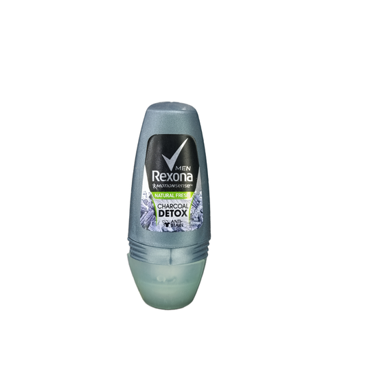 Rexona Roll On Deodorant Natural Fresh Charcoal Detox - 50ml