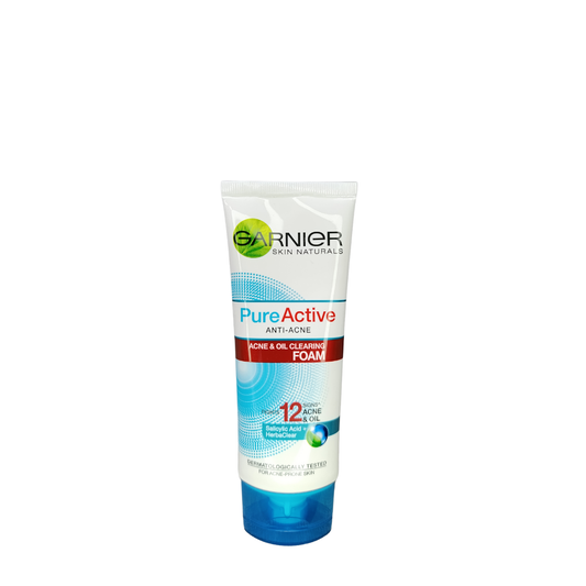 Garnier Pure Active Anti-Acne &Oil Clearing Foam - 100ml