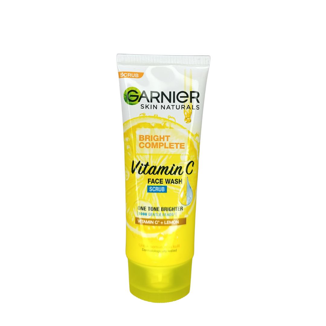 Garnier Bright Complete Vitamin C Face Wash Scrub - 100ml