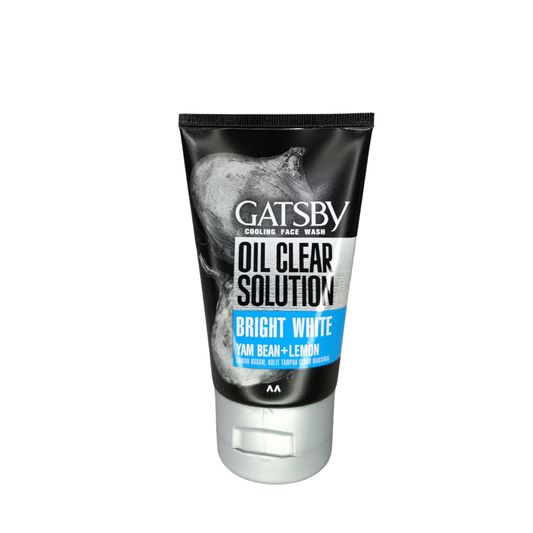 Gatsby Cooling Face Wash Oil Clear Solution Bright White - 100g