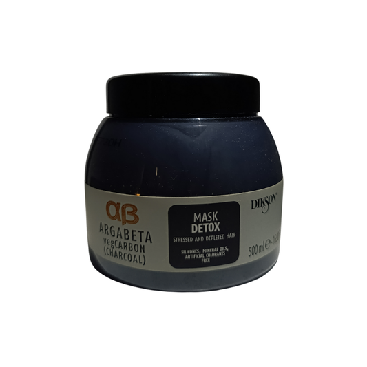 Dikson Argabeta Veg Carbon Charcoal  Mask Detox Net Wt 500 ML