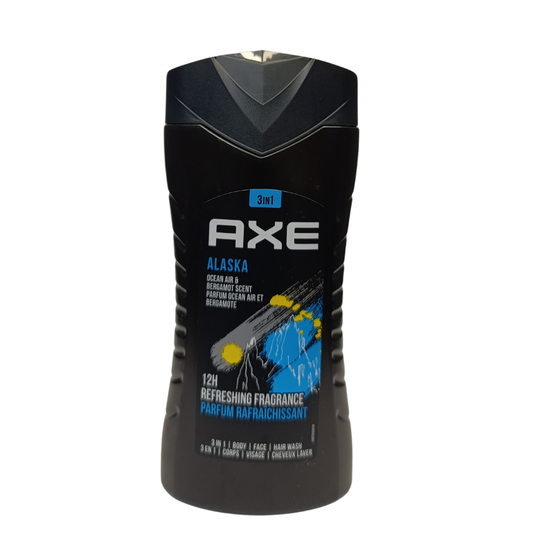 Axe Alaska 3in1 Shower Gel Body,Face And Hair Wash - 250ml