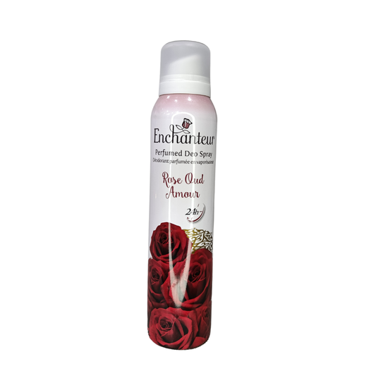 Enchanteur Perfumed Deo Spray Rose Oud Amour - 150ml