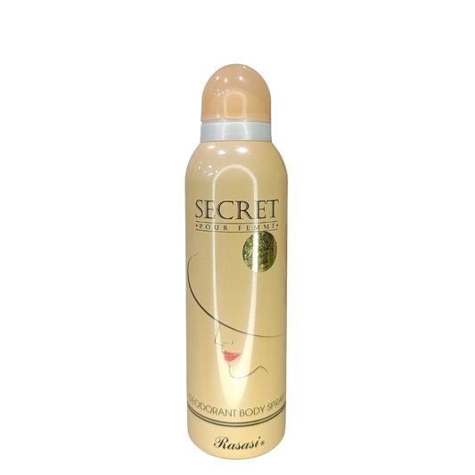 Rasasi Secret Deodorant Body Spray - 200ml