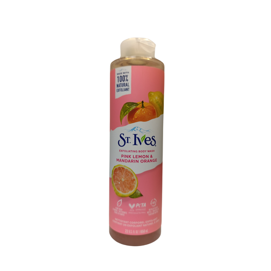 ST.ives Pink Lemon & Mandarin Orange Body Wash - 650 ml