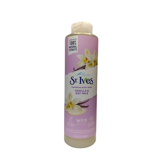 ST.Ives Vanilla & Oat Milk Pampering Body Wash - 650ml