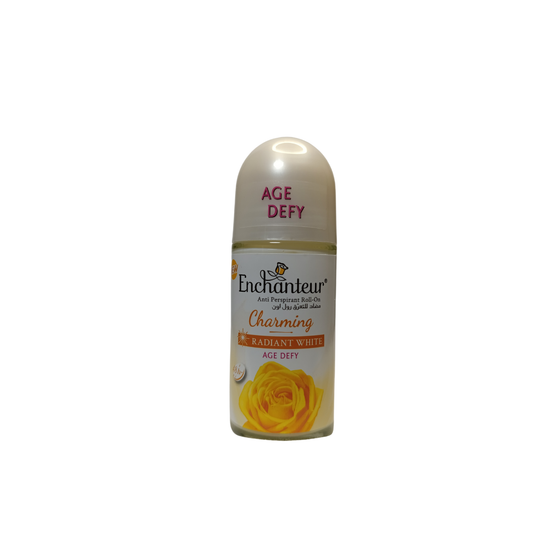 Enchanteur Radiant White Anti Perspirant Roll-On Charming Age Defy - 50ml