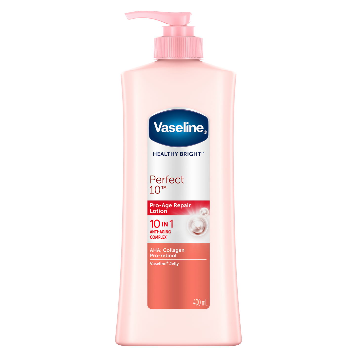 Vaseline Healthy Bright Perfect 10 Pro-Age Repair Lotion - 400ml