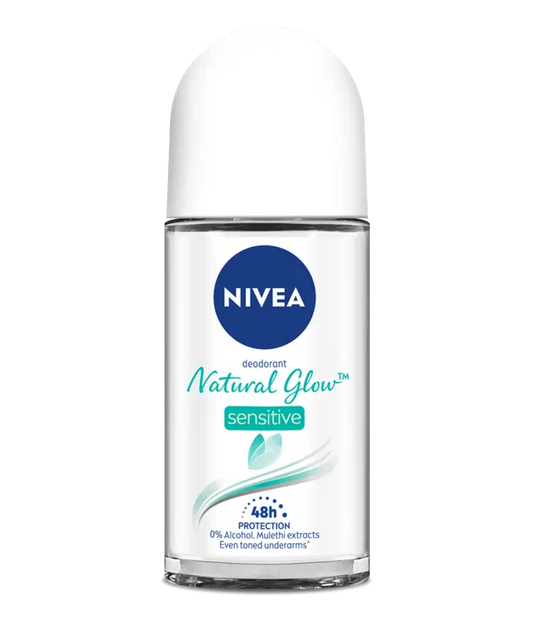 Nivea Roll On Deodorant Natural Glow Sensitive - 50ml