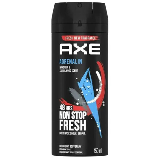 Axe Deodorant Body Spray Adrenalin 48h Non Stop Fresh - 150ml