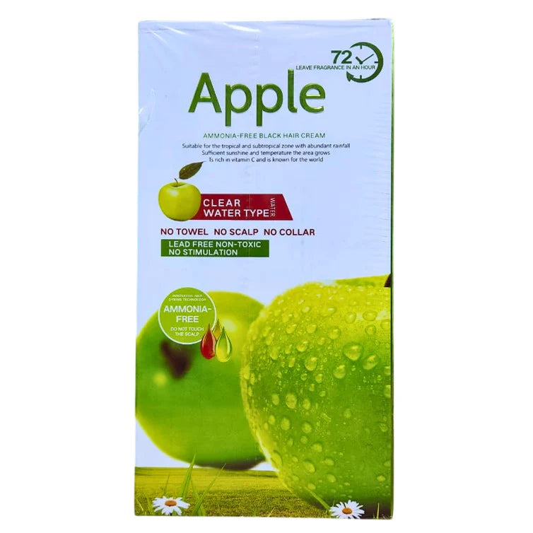 Apple Hair Color Ammonia Free Natural Black - 1000ml