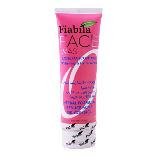 Fiabila Facewash Acne+Oil Control Whitening & UV Protection Herbal Formula - 100 ml