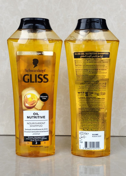 GLISS Schwarzkoqf Oil Nutritive Shampoo - 400 ml