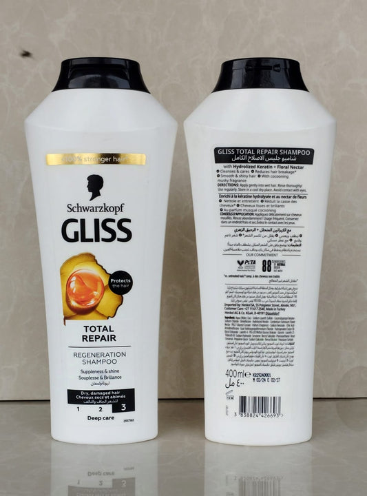 Gliss Schwarzkoqf Total Repair Shampoo - 400 ml