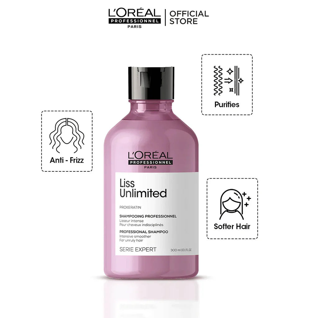 L'Oréal Professionnel Série Liss Unlimited Shampoo - 300ml