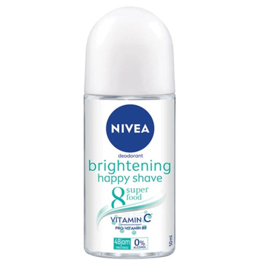 Nivea Roll On Deodorant Brightening Happy Shave - 50 ml