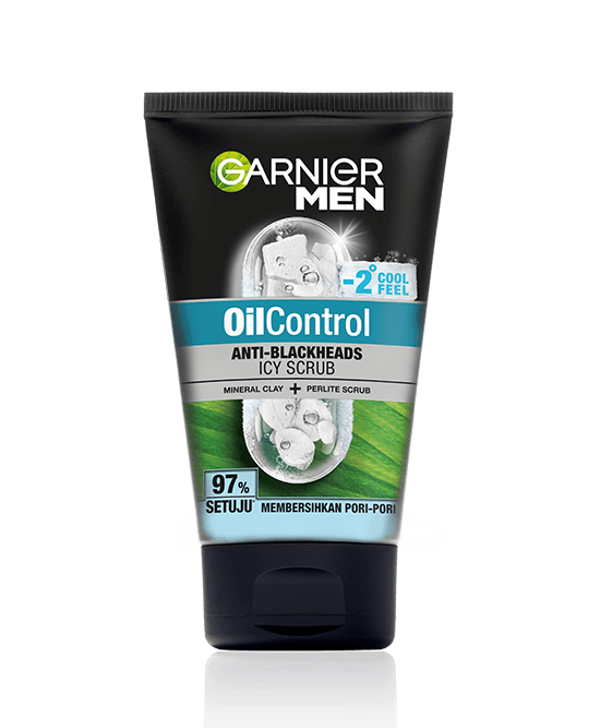 Garnier Oil Control Anti-Black Heads Icy Scrub - 100ml