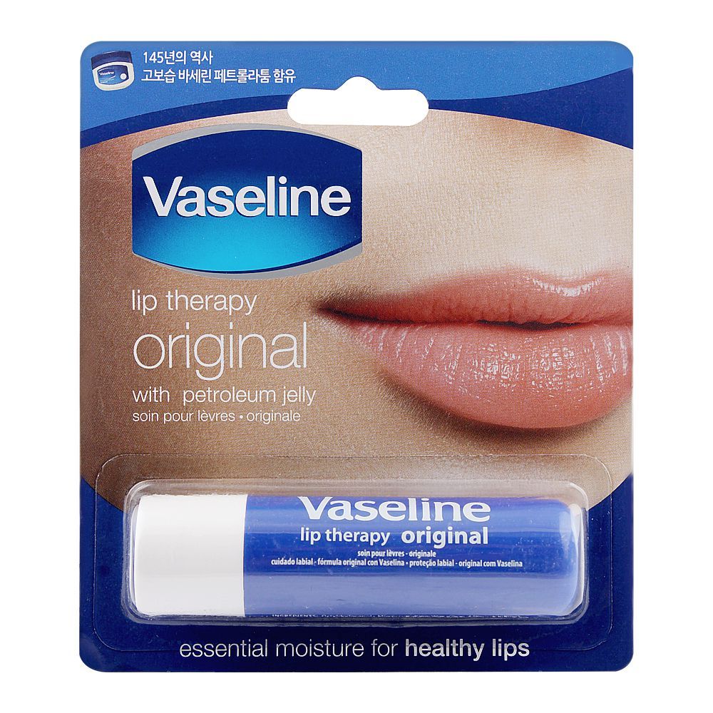 Vaseline Lip Therapy Original With Petroleum Jelly - 4.8g