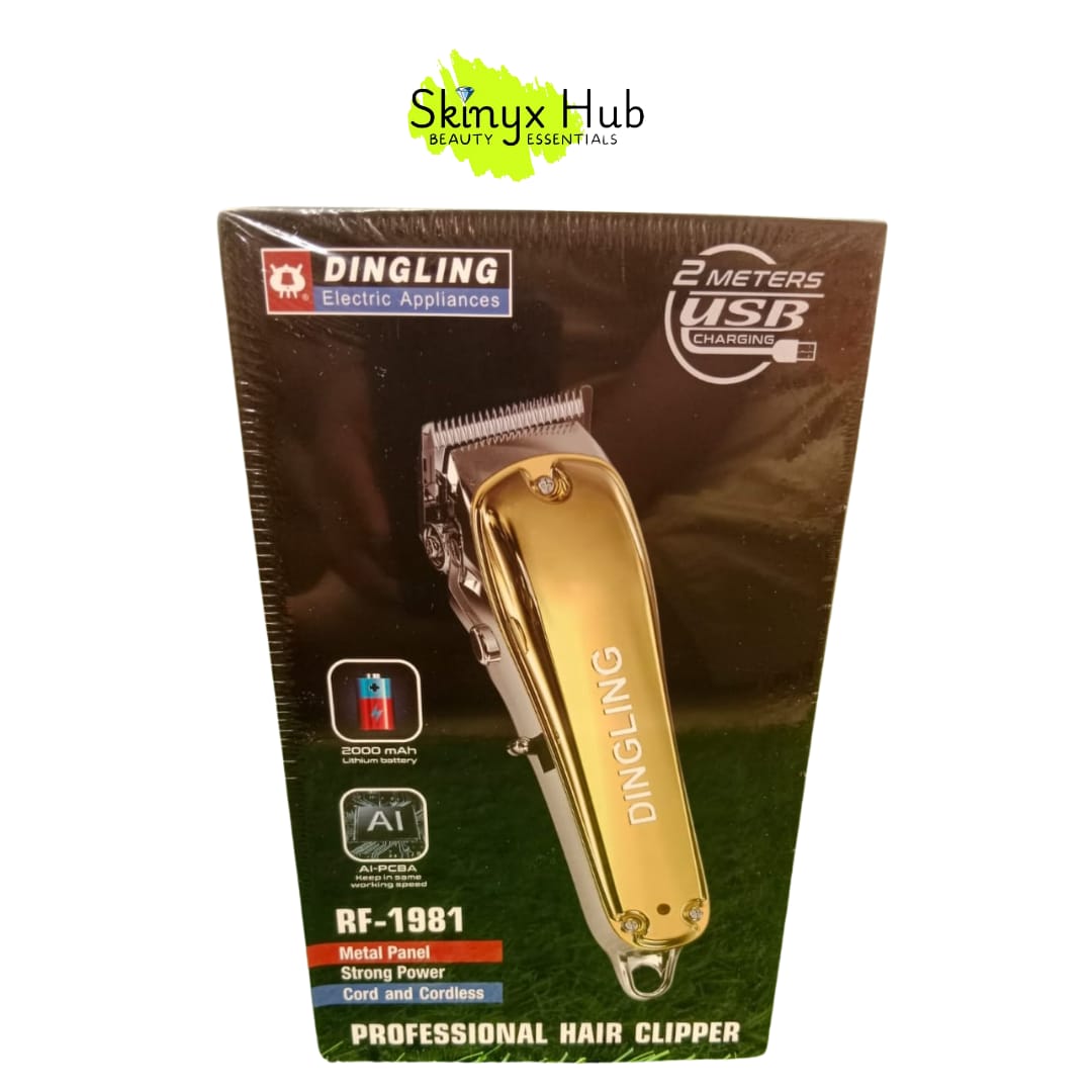 DINGLINGProfessional Hair Clipper 2 Meter USB Charging